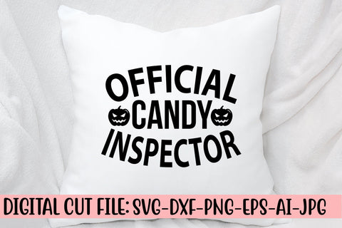 Official Candy Inspector SVG Design SVG Syaman 