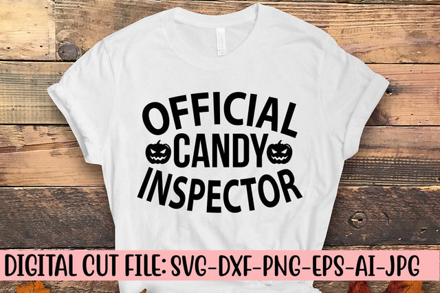 Official Candy Inspector SVG Design SVG Syaman 
