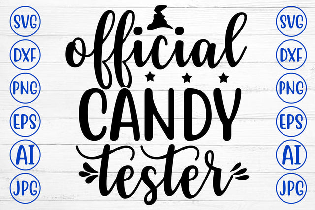 OFFICIAL CANDY TESTER SVG Cut File SVG Syaman 