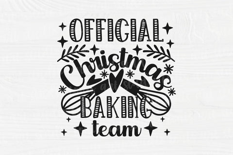 Official Christmas Baking Team SVG - Christmas Svg - Christmas Bake Svg - Baking Crew Svg - Pot Holder Svg - Cut Files - Cricut - Silhouette SVG TonisArtStudio 