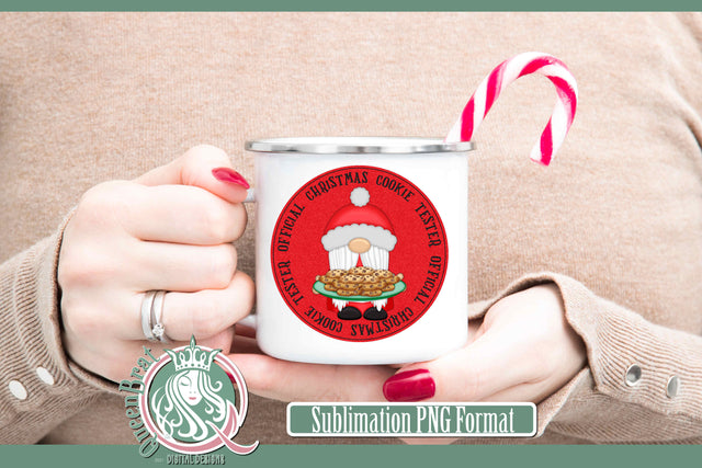 Official Christmas Cookie Tester Sublimation Sublimation QueenBrat Digital Designs 