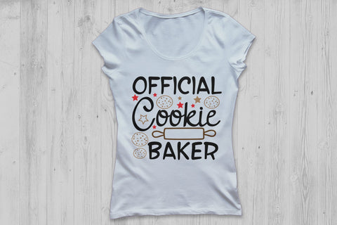 Official Cookie Baker| Christmas Cookies SVG Cutting Files. SVG CosmosFineArt 