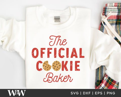 Official Cookie Baker SVG | Official Cookie Tester SVG SVG Wood And Walt 