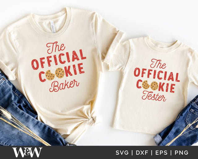 Official Cookie Baker SVG | Official Cookie Tester SVG SVG Wood And Walt 