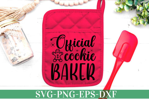 Official cookie baker SVG SVG DESIGNISTIC 