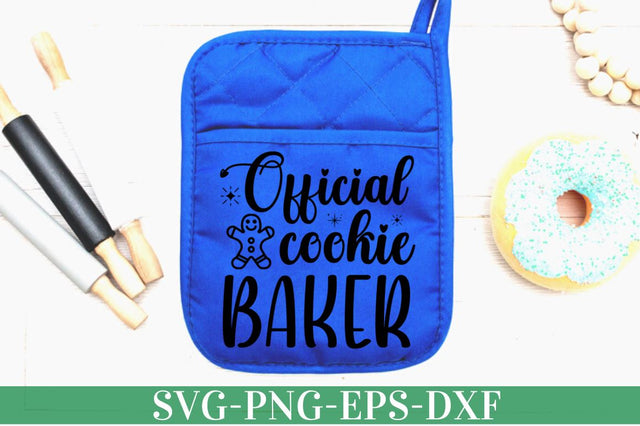 Official cookie baker SVG SVG DESIGNISTIC 