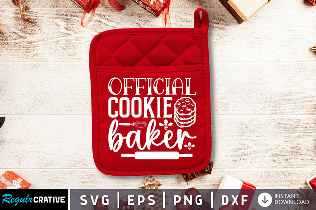 Official cookie baker SVG SVG Regulrcrative 