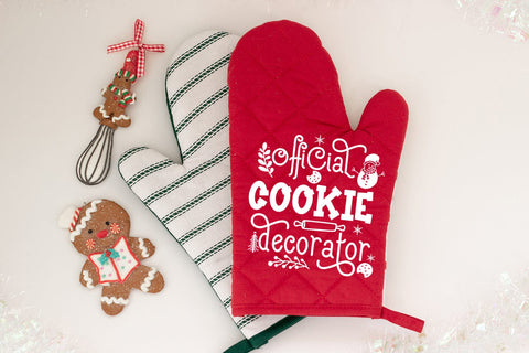 Official Cookie Decorator I Christmas Pot Holders SVG I PNG SVG Happy Printables Club 