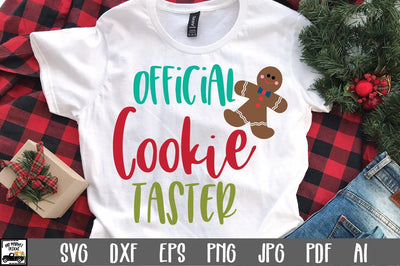Official Cookie Taster SVG Cut File - Christmas SVG SVG Old Market 