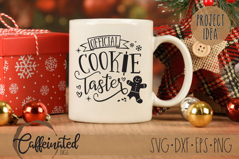 Official Cookie Taster SVG SVG Caffeinated SVGs 
