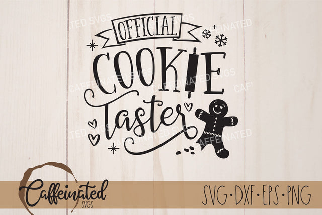 Official Cookie Taster SVG SVG Caffeinated SVGs 