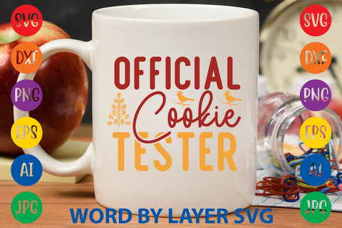 Official Cookie Tester, Christmas SVG Design SVG Rafiqul20606 