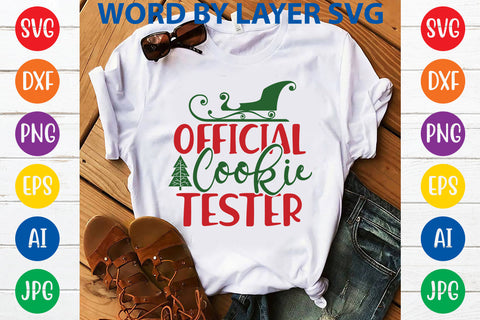 Official Cookie Tester, Christmas SVG SVG Rafiqul20606 