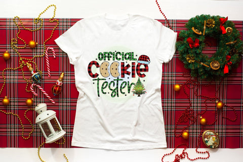 Official Cookie Tester, Kids Christmas Sublimation Design Sublimation CraftLabSVG 