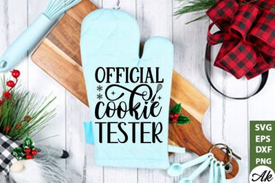 Official cookie tester Pot Holder SVG SVG akazaddesign 
