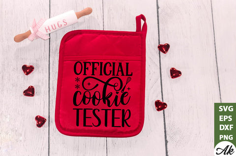 Official cookie tester Pot Holder SVG SVG akazaddesign 