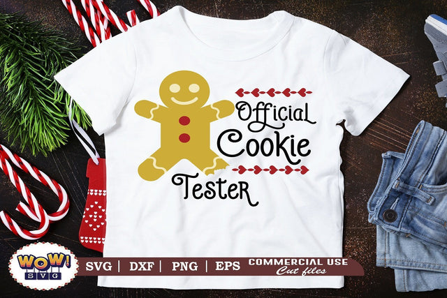 Official Cookie Tester SVG, Christmas Svg, Dxf, Png SVG Wowsvgstudio 