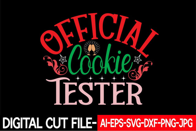 Official Cookie Tester Svg cut file SVG Blessedprint 
