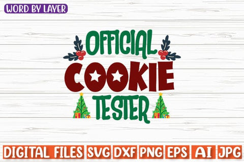 Official Cookie Tester SVG cut file SVG Blessedprint 