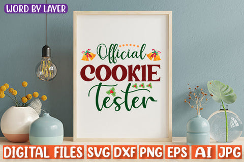 Official Cookie Tester SVG cut file SVG Blessedprint 