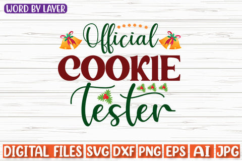 Official Cookie Tester SVG cut file SVG Blessedprint 