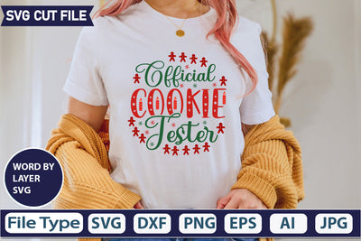 OFFICIAL COOKIE TESTER SVG CUT FILE,SVGs,quotes-and-sayings,food-drink,mini-bundles,print-cut,on-sale, SVG DesignPlante 503 