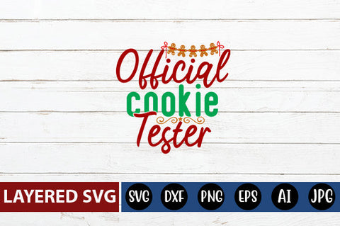 official cookie tester SVG cute file SVG Blessedprint 