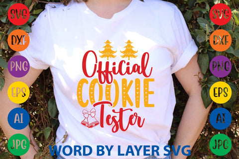 Official Cookie Tester SVG DESIGN SVG Rafiqul20606 