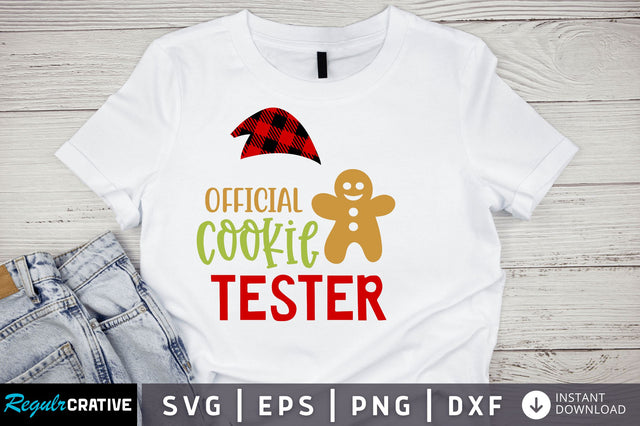 Official cookie tester SVG Design SVG Regulrcrative 