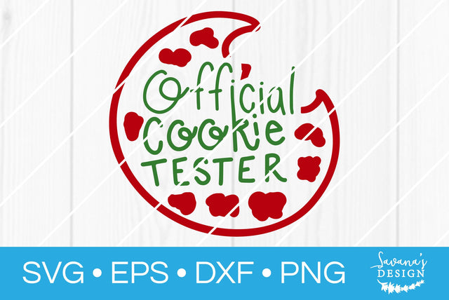 Official Cookie Tester SVG SavanasDesign 