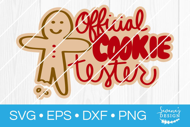 Official Cookie Tester SVG SavanasDesign 