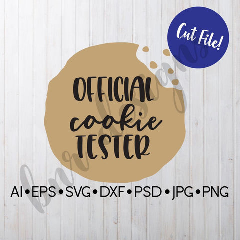Official Cookie Tester SVG SVG BNRDesignShop 
