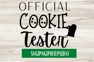 Official Cookie Tester SVG SVG MockupSvgVenue 