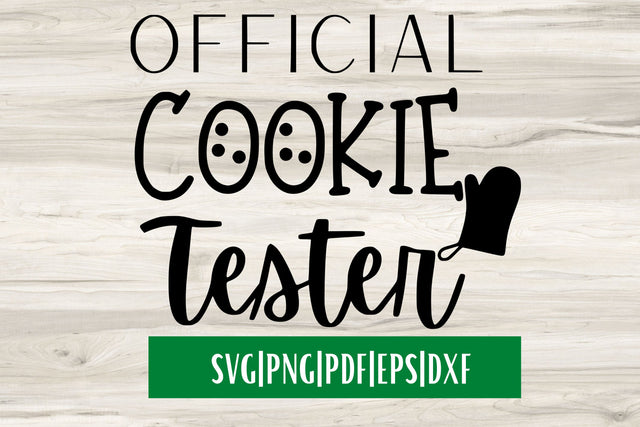 Official Cookie Tester SVG SVG MockupSvgVenue 
