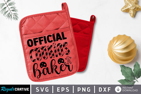 official cookies baker SVG Design SVG Regulrcrative 