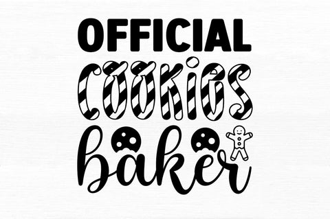 official cookies baker SVG Design SVG Regulrcrative 