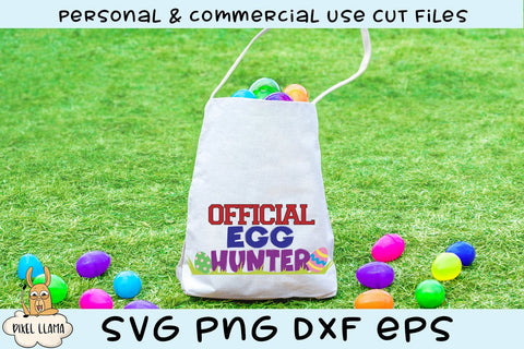 Official Egg Hunter Easter SVG Cut File SVG The Pixel Llama 