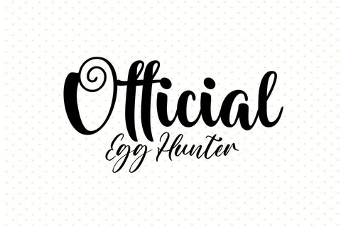 Official Egg Hunter SVG orpitasn 