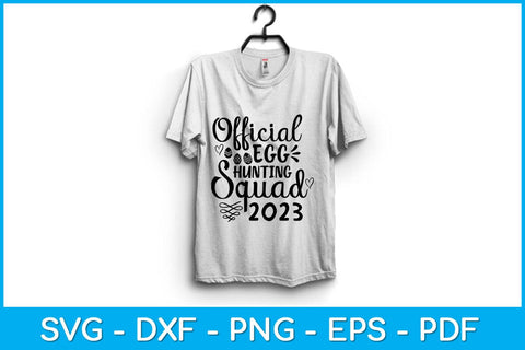 Official Egg Hunting Squad 2023 Svg Design SVG artprintfile 