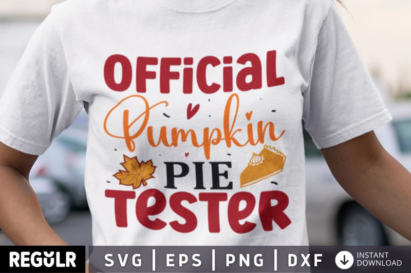 Official pumpkin pie tester SVG SVG Regulrcrative 