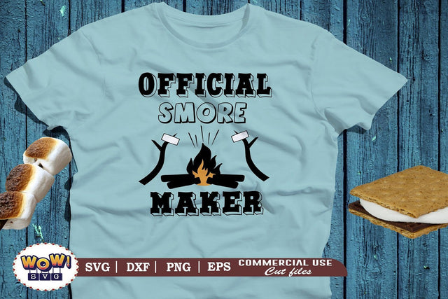Official smore maker svg, Camping svg, RV svg, Dxf, Png SVG Wowsvgstudio 
