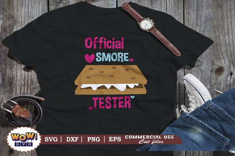Official smore tester svg, Camping svg, RV svg, Png, Dxf SVG Wowsvgstudio 