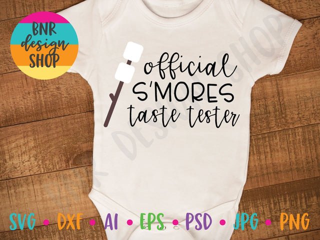 Official Smores Taste Tester SVG SVG BNRDesignShop 