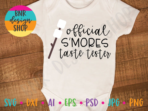 Official Smores Taste Tester SVG SVG BNRDesignShop 