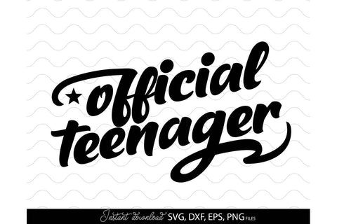 Official Teenager 13th SVG | 13th Birthday Shirt SVG | Teenager Shirt SVG SVG March Design Studio 