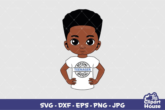 Official Teenager Boy SVG The Clipart House 