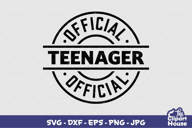 Official Teenager SVG The Clipart House 