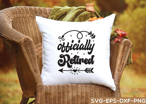 officially retired shirt, funny retirement svg, retirement cut file SVG sk.swapon Roy 