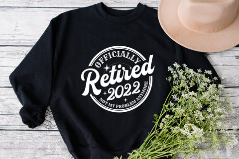 Officially Retired Svg, Retirement Svg, 2022 Svg, Cricut Svg, Engraving File Svg, Cut File Svg, Instant Download SVG Fauz 