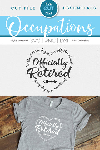 Officially Retired svg SVG SVG Cut File 